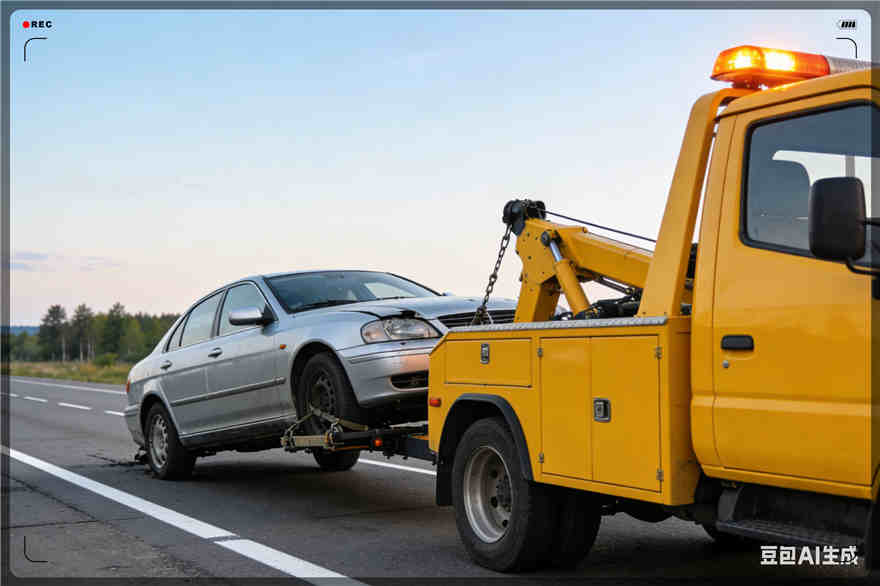 前郭尔罗拖车救援电话【案例】